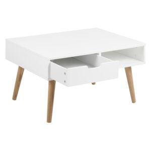 Bílý konferenční stolek Actona Mitra, 80 x 45,5 cm