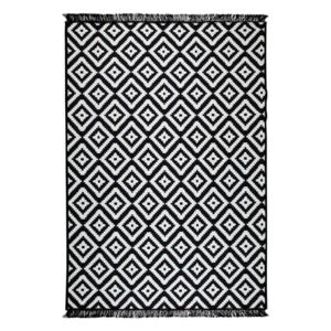 Černobílý oboustranný koberec Homedebleu Helen, 120 x 180 cm
