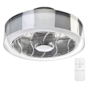 Milagro LED Stmívatelné stropní svítidlo s ventilátorem MISTRAL LED/45W/230V MI0833