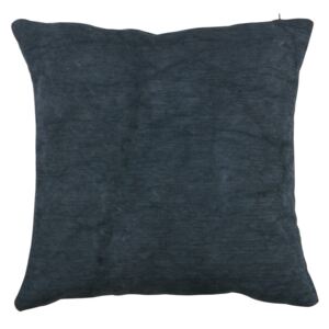 Tmavě modrý polštář WOOOD Belle, 45 x 45 cm