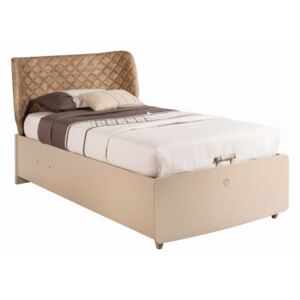 Dětská postel Oscar 100x200cm s úložným prostorem - béžová/světle hnědá
