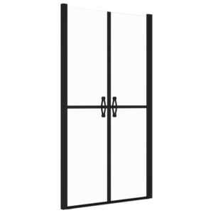Sprchové dveře - čiré - ESG - 86x190 cm | černé