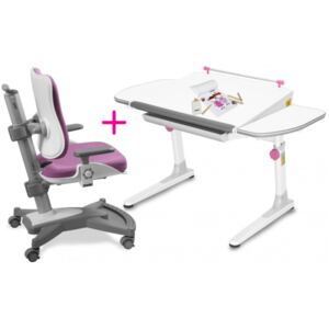 MAYER dětská rostoucí židle a stůl MyChamp růžový W58 + dárek ZDARMA