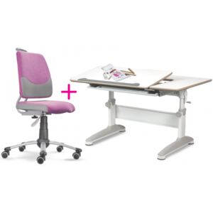 MAYER dětská rostoucí židle a stůl Actikid A3 růžový EXP + dárek ZDARMA