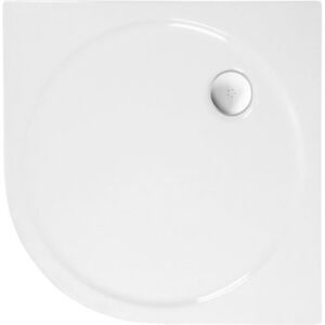 Polysan SONATA Quadrant Acrylic Shower Tray 80x80cm, R500, White