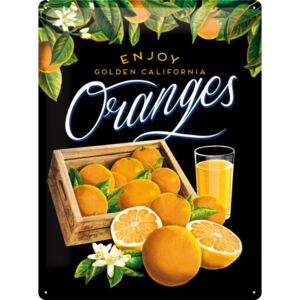 Nostalgic Art Plechová cedule – Enjoy Oranges 40x30 cm