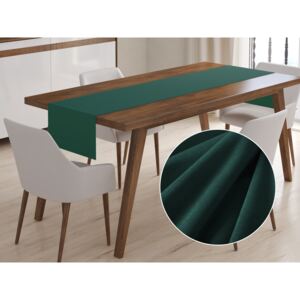 Biante Sametový běhoun na stůl SV-004 Smaragdově zelený 20x120 cm