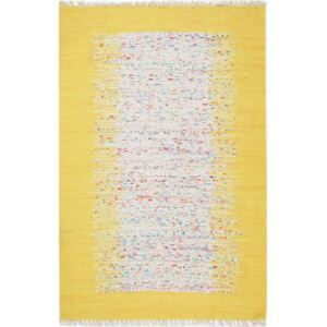 Žlutý koberec Eco Rugs Yolk, 80 x 150 cm