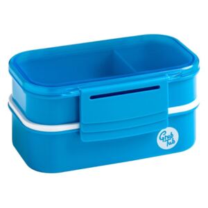 Set 2 modrých svačinových boxů Premier Housewares Grub Tub, 13,5 x 10 cm