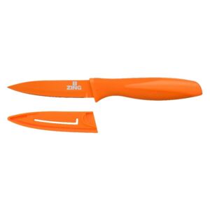 Oranžový krájecí nůž s krytem Premier Housewares Zing, 8,9 cm