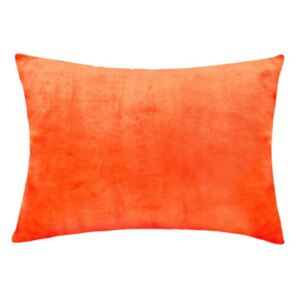 XPOSE ® Mikroplyšový povlak na polštář - oranžová 40x60 cm