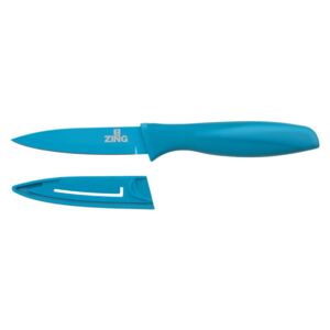 Modrý krájecí nůž s krytem Premier Housewares Zing, 8,9 cm