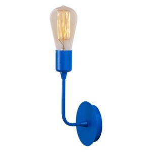 Modré nástěnné svítidlo Simple Drop