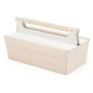 Bílý úložný box z jasanového dřeva na nářadí HARTÔ