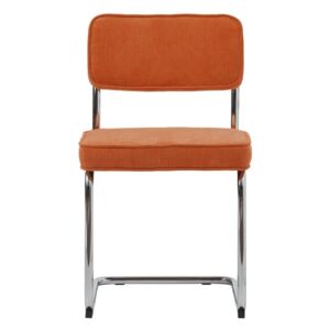 Oranžová jídelní židle Unique Furniture Rupert Bauhaus
