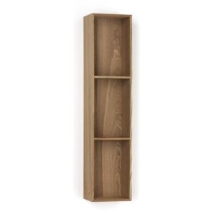 Dřevěná polička s 3 úložnými prostory Tomasucci Billa, 90 x 15 x 20 cm
