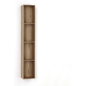 Dřevěná polička s 4 úložnými prostory Tomasucci Billa, 120 x 15 x 20 cm
