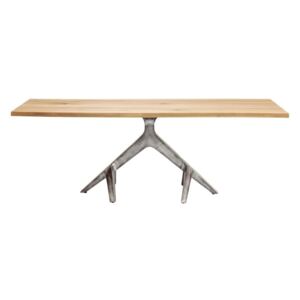Jídelní stůl z dubového dřeva Kare Design Roots, 220 x 100 cm