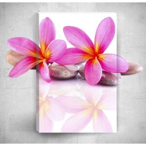 Nástěnný 3D obraz Mosticx Pink Flowers, 40 x 60 cm