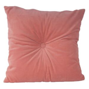 Růžový bavlněný polštář PT LIVING, 45 x 45 cm