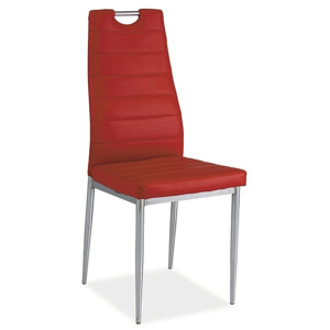 Židle HEAS H-260, 96x40x38, červená