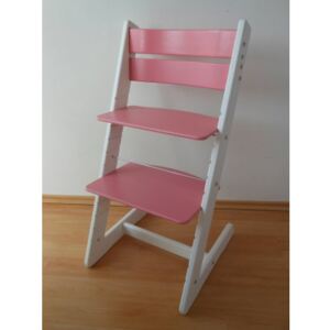 Jitro Klasik rostoucí židle Bílo - růžová Jitro