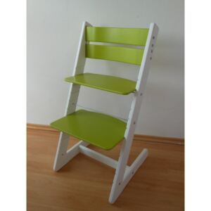 Jitro Klasik rostoucí židle Bílo - světlezelená