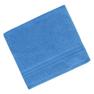 Modrý ručník z čisté bavlny Sky, 30 x 50 cm