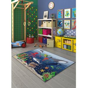 Dětský koberec s motivem podmořského světa, 200 x 290 cm