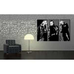 Ručně malovaný POP Art Apocalyptica 3 dílný 120x80cm
