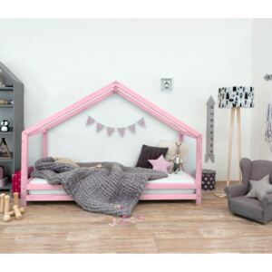 Benlemi Dětská postel domeček Sidy Barva: Růžová, Rozměr: 70 x 160 cm