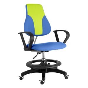 Dětská rostoucí židle ERGODO KIDS modro-reflexní zelená