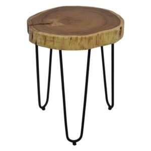 Odkládací stolek z akáciového dřeva HSM collection, Ø 35 cm