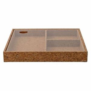 Úložný korkový box s víkem Bloomingville Nature Cork, 24 x 24 cm