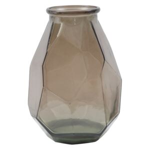 Hnědá váza z recyklovaného skla Mauro Ferretti Ambra, ⌀ 25 cm