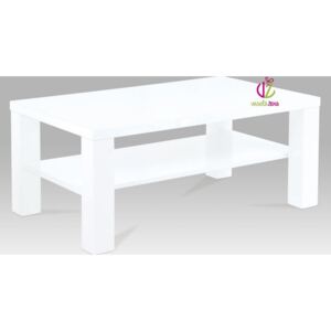 Autronic Konferenční stolek | 100x60x42cm Barva: bílá AUAHG-113 WT