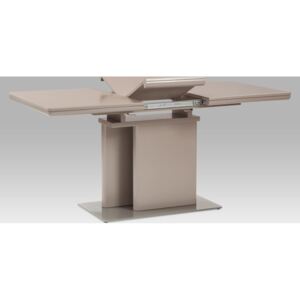 Autronic Jídelní stůl rozkládací lesklý 160x80cm Barva: lanýžová AUHT-655 LAN