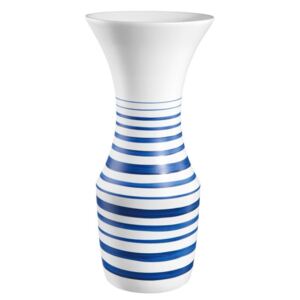 Váza 50 cm ASA Selection - bílá s modrými pruhy