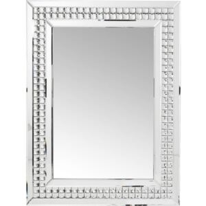 Nástěnné zrcadlo Kare Design Crystals LED, 80 x 60 cm
