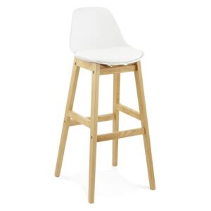 Bílá barová židle Kokoon Elody, výška 102 cm