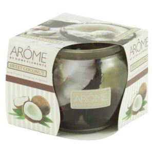 Arôme Vonná svíčka ve skle Sweet Coconut 85g