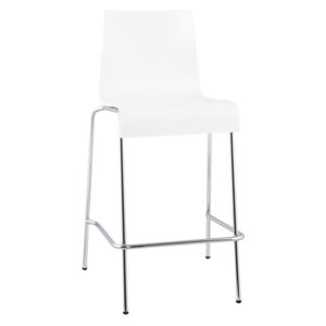 Bílá barová židle Kokoon Cobe, výška sedu 65 cm