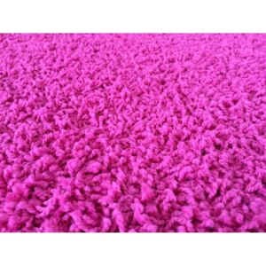 Kusový koberec Color shaggy růžový 57 cm kulatý