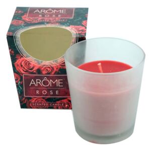 Arôme Kónická vonná svíčka, 100 g, Růže
