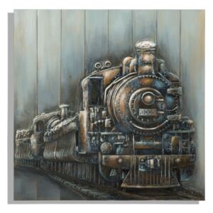 Ručně malovaný obraz Mauro Ferretti Train, 80 x 80 cm