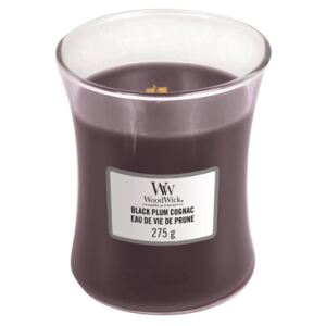 WoodWick Black Plum Cognac, váza střední 275 g
