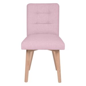 Světle růžová jídelní židle Mazzini Sofas Tulip