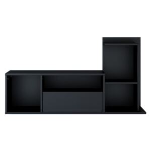 Černý TV stolek Sumatra, šířka 120 cm
