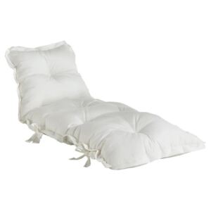 Bílý variabilní futon vhodný do exteriéru Karup OUT™ Sit&Sleep