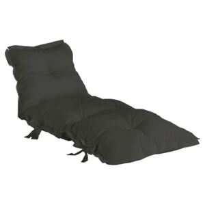 Tmavě šedý variabilní futon vhodný do exteriéru Karup OUT™ Sit&Sleep